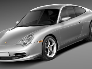 Porsche 911 996 Carrera 2003 3D Model