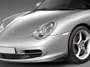 Porsche 911 996 Carrera 2003 3D Model