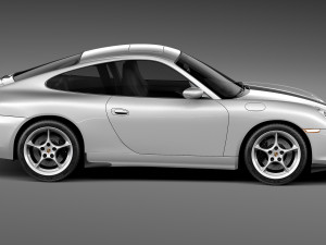 Porsche 911 996 Carrera 2003 3D Модель