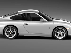 Porsche 911 996 Carrera 2003 3D Model