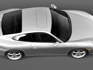 Porsche 911 996 Carrera 2003 3D Модель