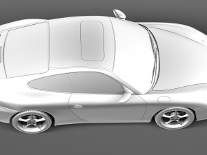 Porsche 911 996 Carrera 2003 3D Модель