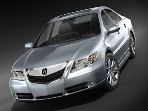 Acura RL 2009 Modello 3D