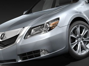 Acura RL 2009 Modello 3D