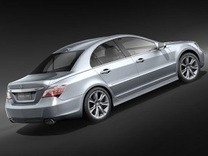 Acura RL 2009 Modello 3D