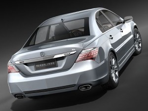 Acura RL 2009 Modello 3D