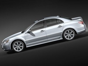Acura RL 2009 Modello 3D
