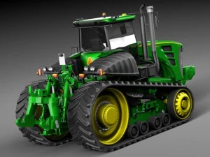 John Deere 9630T Tractor 3D Model