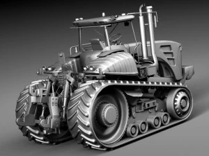 John Deere 9630T Tractor 3D Model