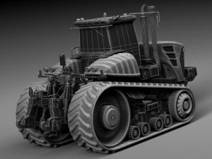 John Deere 9630T Tractor 3D Model