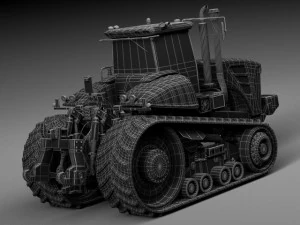 John Deere 9630T Tractor 3D Model