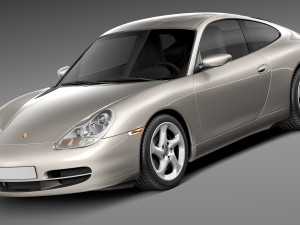 Porsche 911 996 Carrera 1997-2001 Modelo 3D