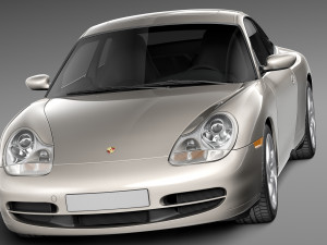 Porsche 911 996 Carrera 1997-2001 3D 模型