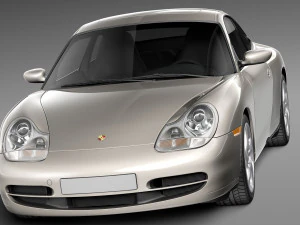 पोर्शे 911 996 कैरेरा 1997-2001 3D मॉडल