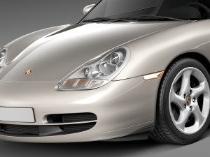 Porsche 911 996 Carrera 1997-2001 3D 模型