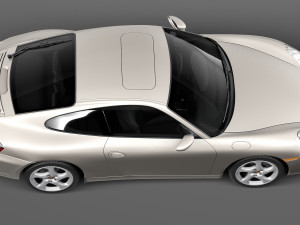 Porsche 911 996 Carrera 1997-2001 3D 模型