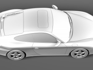 Porsche 911 996 Carrera 1997-2001 3D 模型