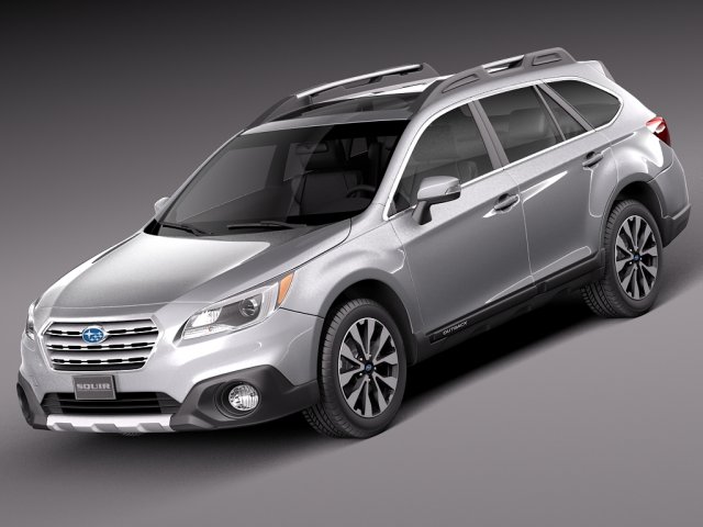 Subaru Outback 2015 Modello 3D .c4d .max .obj .3ds .fbx .stl .blend 