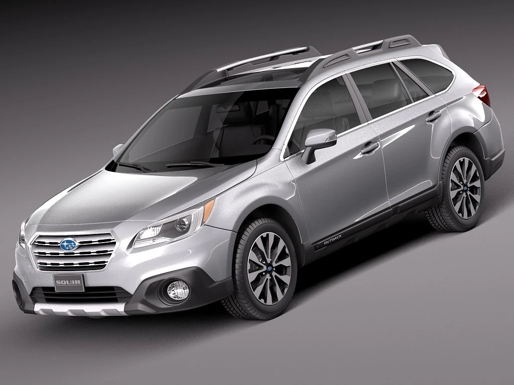 Subaru Outback 2015 3D Model .c4d .max .obj .3ds .fbx .stl .blend