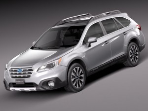 Subaru Outback 2015 3D Model