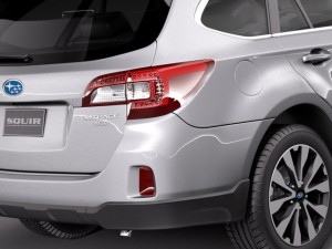 Subaru Outback 2015 Modello 3D