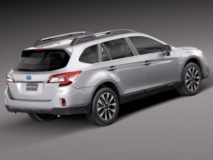 Subaru Outback 2015 Modello 3D