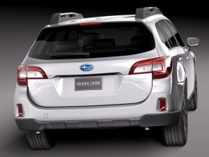 Subaru Outback 2015 Modello 3D