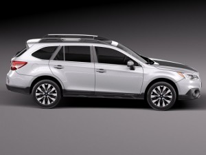 Subaru Outback 2015 Modello 3D