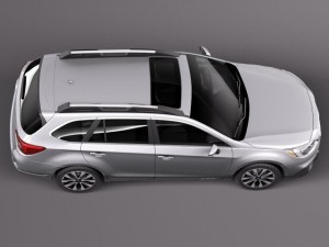 Subaru Outback 2015 Modello 3D