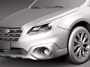 Subaru Outback 2015 Modello 3D