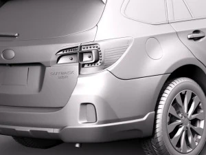 Subaru Outback 2015 3D Model