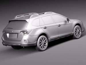 Subaru Outback 2015 3D Model