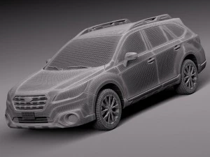 Subaru Outback 2015 3D Model