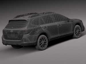 Subaru Outback 2015 Modello 3D