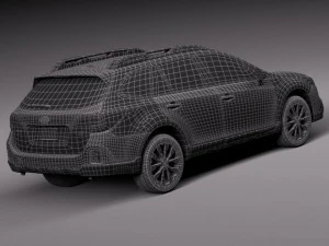 Subaru Outback 2015 3D Model