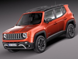 Jeep Renegade 2015 Modèle 3D