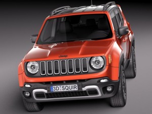 Jeep Renegade 2015 Modèle 3D