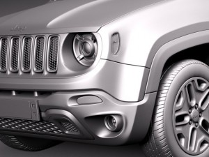 Jeep Renegade 2015 Modèle 3D