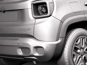 Jeep Renegade 2015 Modèle 3D
