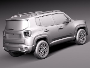 Jeep Renegade 2015 Modèle 3D