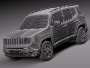 Jeep Renegade 2015 Modèle 3D