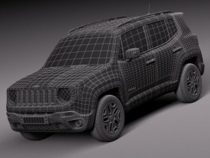Jeep Renegade 2015 Modèle 3D