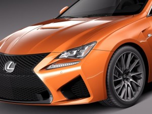 Lexus RC F 2015 3D 模型