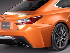 Lexus RC F 2015 3D 模型