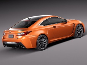 Lexus RC F 2015 3D 模型