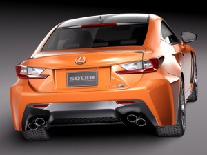 Lexus RC F 2015 3D 模型