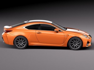 Lexus RC F 2015 3D 模型