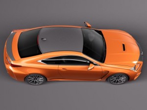 Lexus RC F 2015 3D 模型