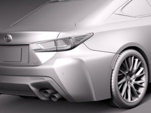 Lexus RC F 2015 3D 模型