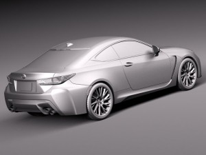 Lexus RC F 2015 3D 模型